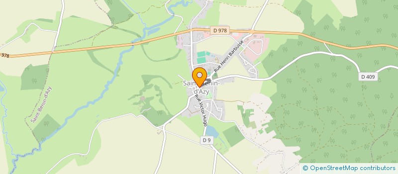 localisation de l'entreprise SCI DE L'HATENON  SAINT-BENIN-D'AZY