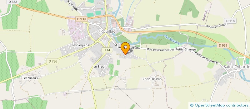 localisation de l'entreprise SCI DE L'HAUMONT à GENAC-BIGNAC