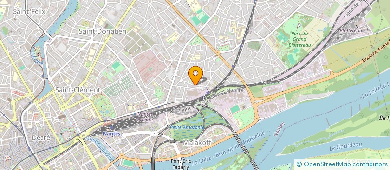 localisation de l'entreprise SCI DE L'HEBERGEMENT à NANTES