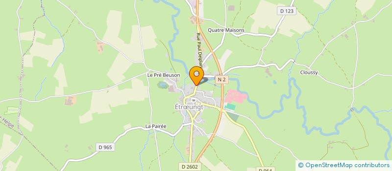 localisation de l'entreprise SCI DE L HELPE  ETRUNGT