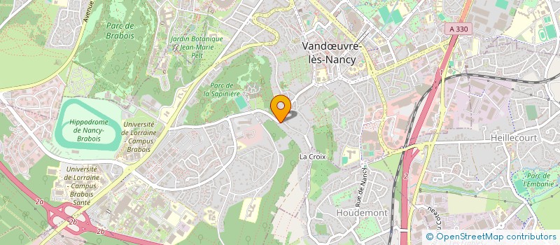 localisation de l'entreprise SCI DE L HEMICYCLE  VANDUVRE-LES-NANCY