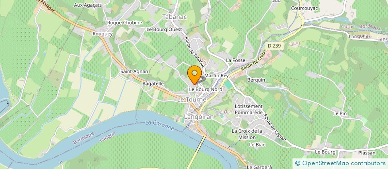 localisation de l'entreprise SCI DE L'HERM  LE TOURNE