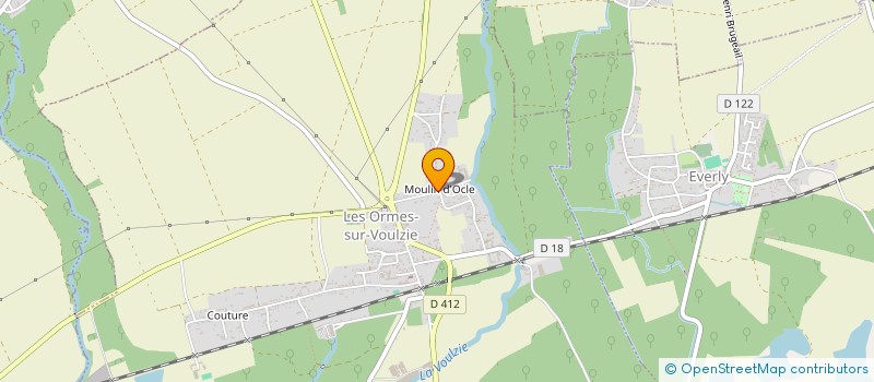 localisation de l'entreprise SCI DE L'HERMINE  LES ORMES-SUR-VOULZIE