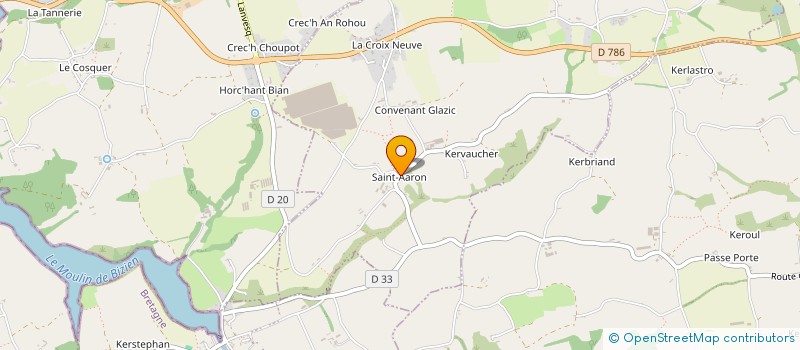 localisation de l'entreprise SCI DE L'HERMINE  PLEUMEUR-GAUTIER