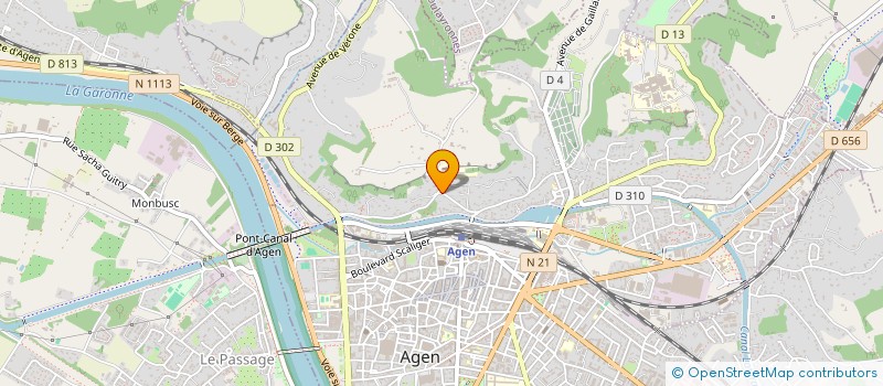 localisation de l'entreprise SCI DE L HERMITAGE à AGEN