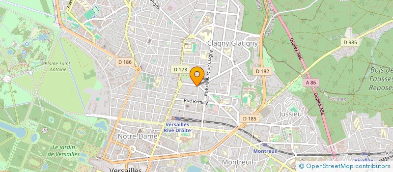 localisation de l'entreprise SCI DE L HERMITAGE à VERSAILLES