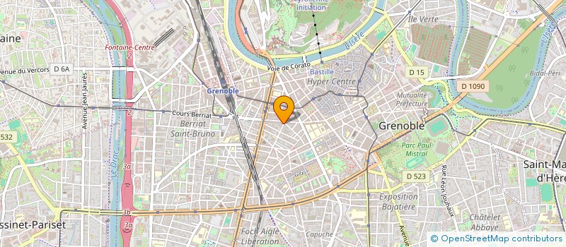 localisation de l'entreprise SCI DE L HERMITAGE à GRENOBLE