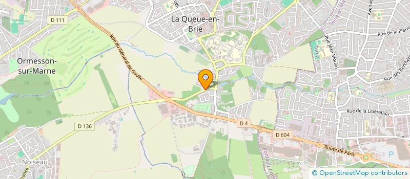 localisation de l'entreprise SCI DE L HERMITAGE  LA QUEUE-EN-BRIE