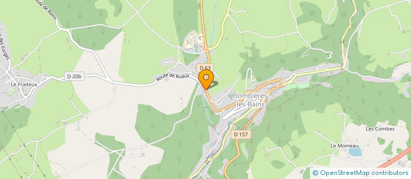 localisation de l'entreprise SCI DE L'HERMITAGE  PLOMBIERES-LES-BAINS