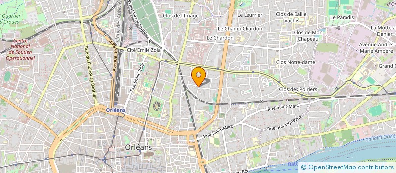 localisation de l'entreprise SCI DE L'HERMITAGE  ORLEANS