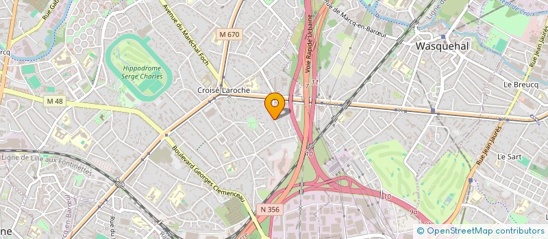 localisation de l'entreprise SCI DE L HERRENGRIE à MARCQ-EN-BARŒUL