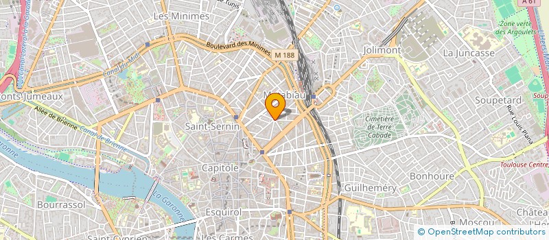 localisation de l'entreprise SCI DE L'HERS à TOULOUSE