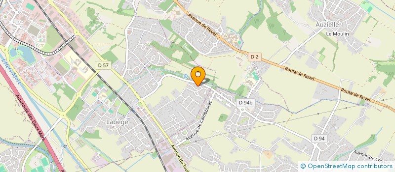 localisation de l'entreprise SCI DE L'HERS  LABEGE