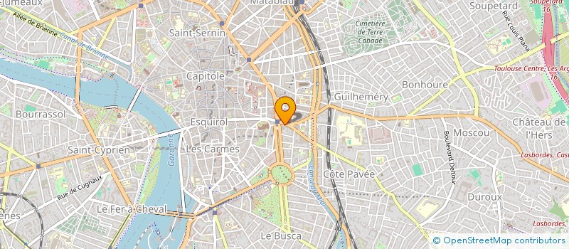 localisation de l'entreprise SCI DE L'HETRE à TOULOUSE