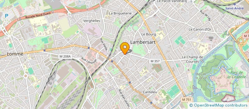 localisation de l'entreprise SCI DE L'HIPPODROME à LAMBERSART