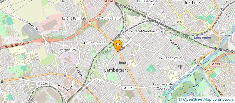 localisation de l'entreprise SCI DE L'HIPPODROME à LAMBERSART