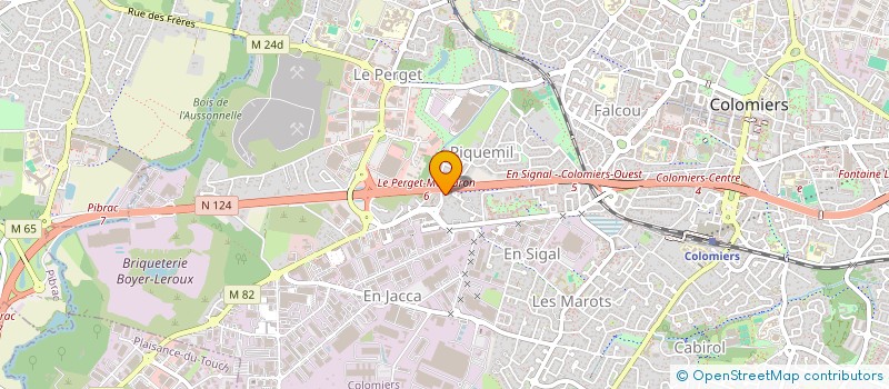 localisation de l'entreprise SCI DE L'HIPPODROME à COLOMIERS