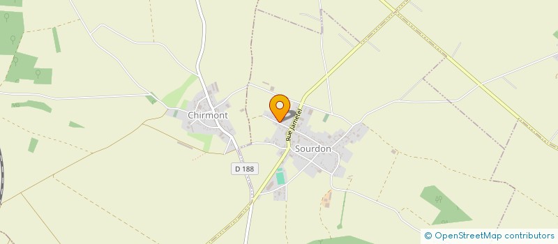 localisation de l'entreprise SCI DE L'HIRIS  SOURDON
