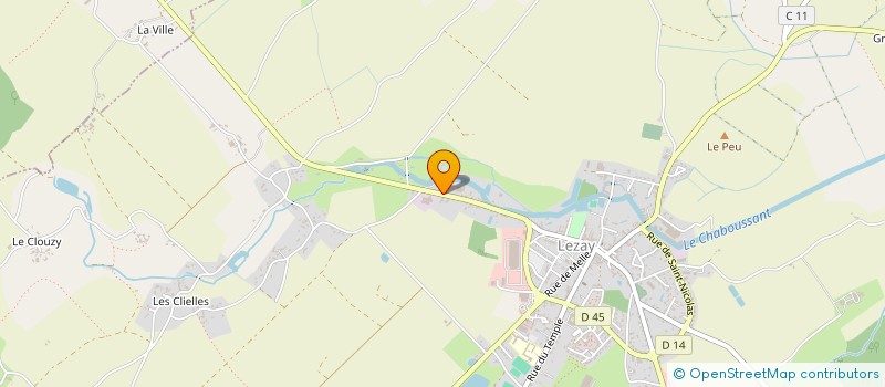 localisation de l'entreprise SCI DE L'HIRONDELLE  LEZAY