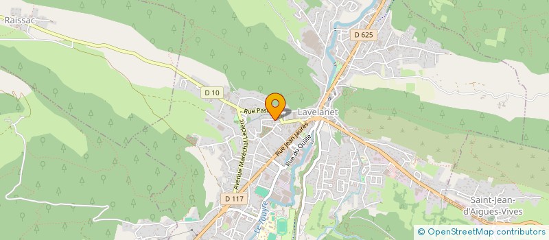 localisation de l'entreprise SCI DE L'HIRONDELLLE à LAVELANET