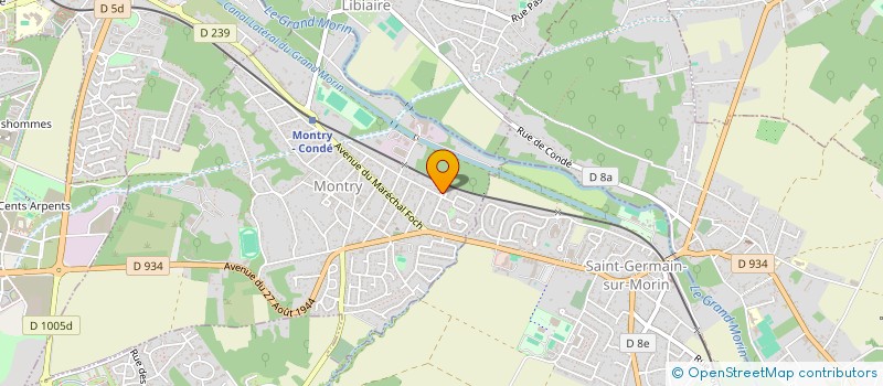 localisation de l'entreprise SCI DE L HIVER 89  MONTRY