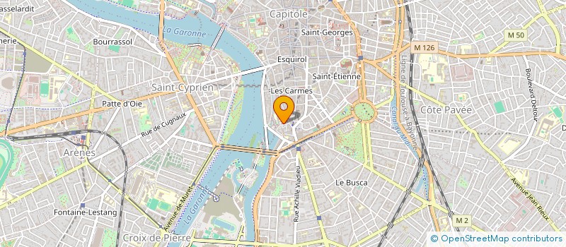 localisation de l'entreprise SCI DE L'HOMME ARME à TOULOUSE