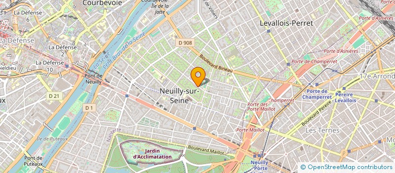 localisation de l'entreprise SCI DE L'HOPITAL à NEUILLY-SUR-SEINE