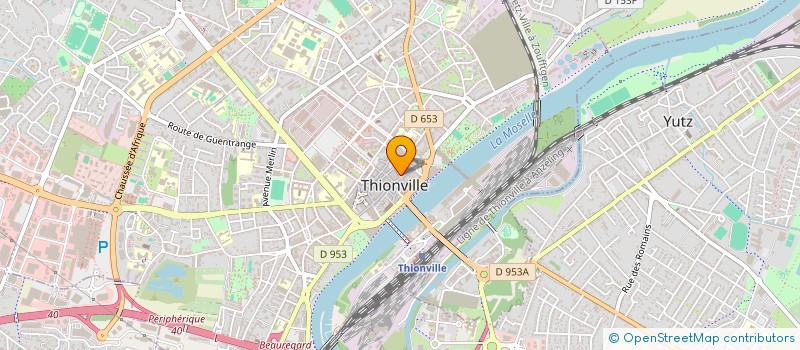 localisation de l'entreprise SCI DE L'HOPITAL à THIONVILLE
