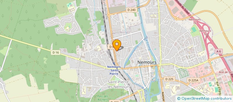 localisation de l'entreprise SCI DE L'HORIZON  NEMOURS