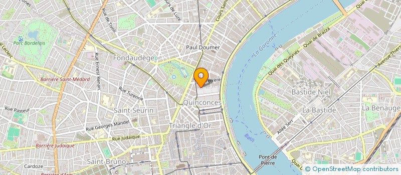 localisation de l'entreprise SCI DE L'HORIZON  BORDEAUX