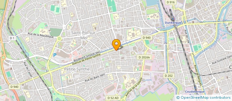 localisation de l'entreprise SCI DE L'HORIZON à DUNKERQUE