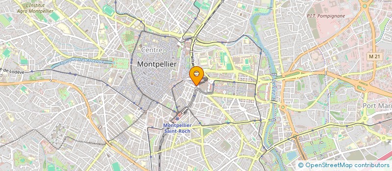 localisation de l'entreprise SCI DE L HORLOGE à MONTPELLIER