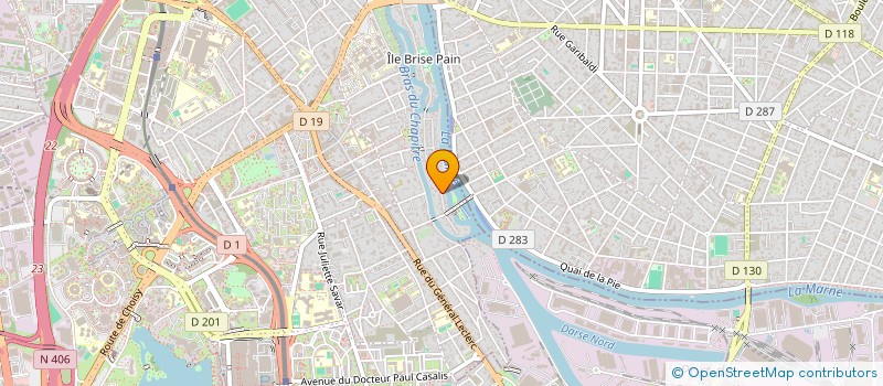 localisation de l'entreprise SCI DE L'HORLOGE à CRETEIL