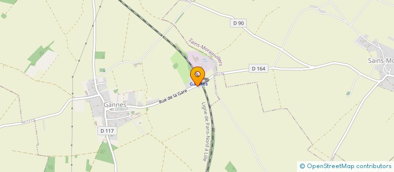 localisation de l'entreprise SCI DE  L'HORLOGE  ANSAUVILLERS