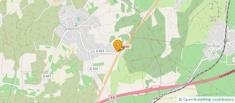 localisation de l'entreprise SCI DE L HORLOGE  LEDENON