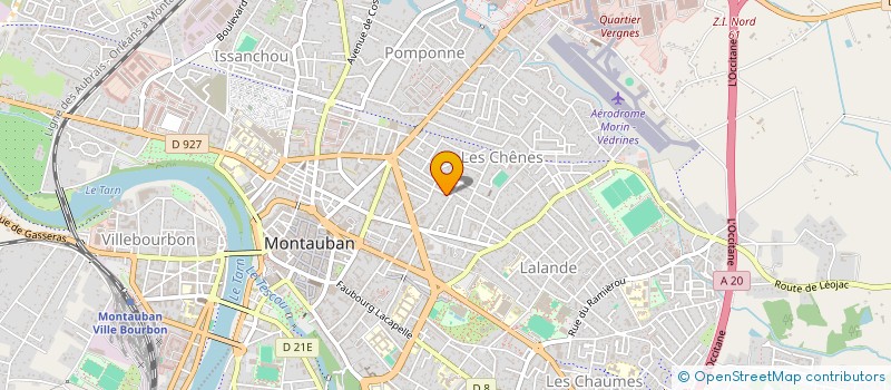 localisation de l'entreprise SCI DE L HORLOGE  MONTAUBAN