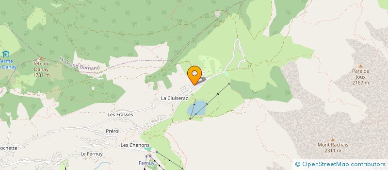 localisation de l'entreprise SCI DE L HOSTE à LA CLUSAZ