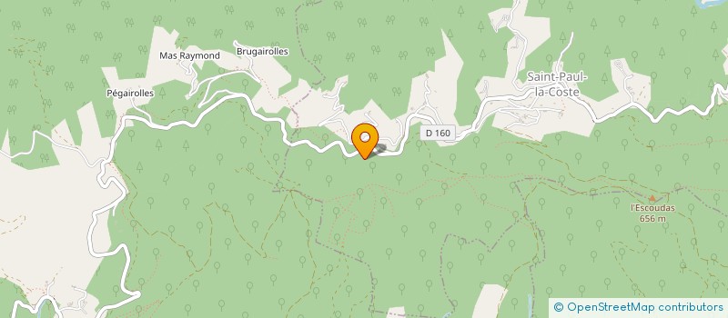 localisation de l'entreprise SCI DE L'HOTEL ALBERT 1ER  SAINT-PAUL-LA-COSTE