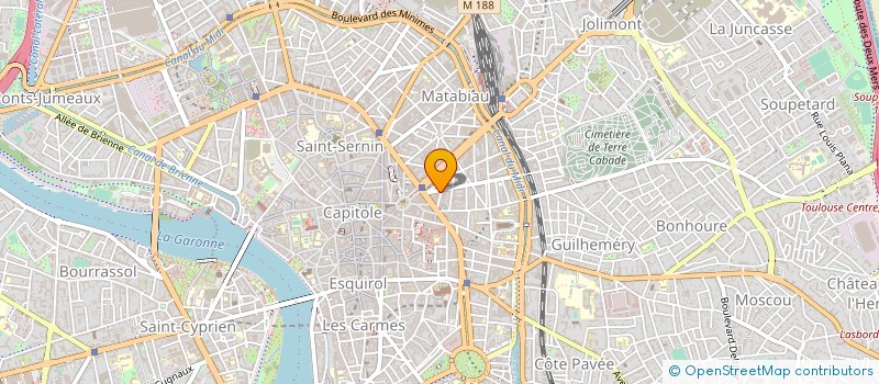 localisation de l'entreprise SCI DE L HOTEL CAPOUL à TOULOUSE