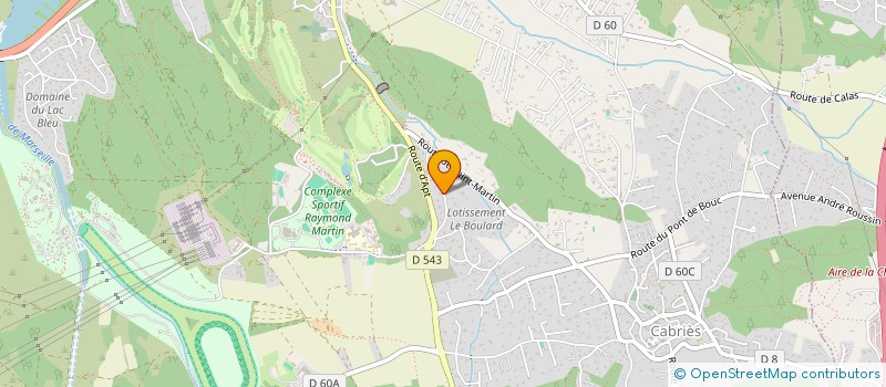 localisation de l'entreprise SCI DE L'HOTEL DE CABRIES-CALAS  CABRIES