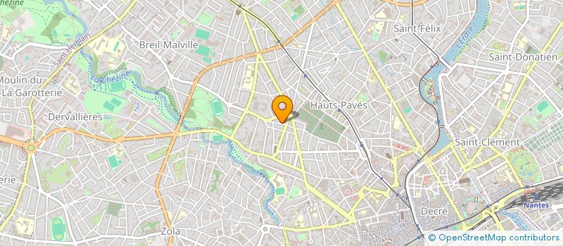 localisation de l'entreprise SCI DE L'HOTEL DE CHAMBRAY LES TOURS à NANTES