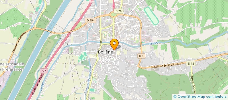 localisation de l'entreprise SCI DE L HOTEL DE FAUCHER  BOLLENE