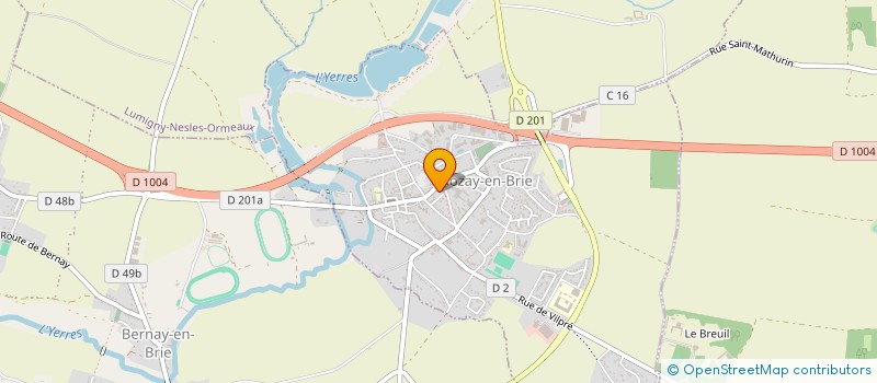 localisation de l'entreprise SCI DE L'HOTEL DE FRANCE  ROZAY-EN-BRIE