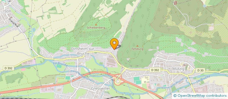 localisation de l'entreprise SCI DE L'HOTEL DE L'ABBAYE  DINSHEIM-SUR-BRUCHE