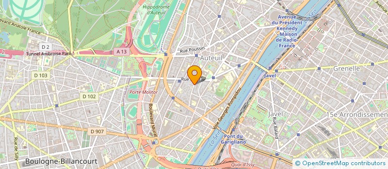 localisation de l'entreprise SCI DE L'HOTEL DE ROSZE  PARIS