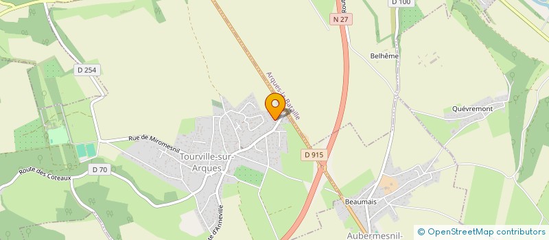 localisation de l'entreprise SCI  DE L'HOTEL DE ROUEN  TOURVILLE-SUR-ARQUES