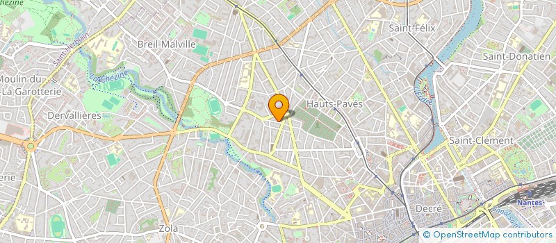 localisation de l'entreprise SCI DE L'HOTEL DE TOURS SUD à NANTES