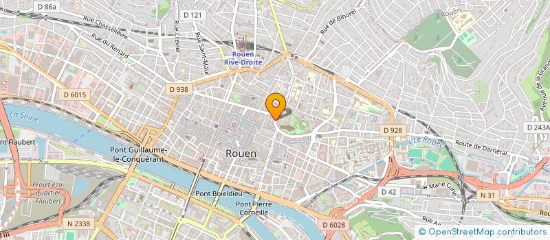 localisation de l'entreprise SCI DE L HOTEL DE VILLE  ROUEN