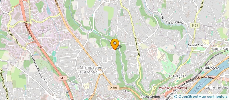 localisation de l'entreprise SCI DE L HOTEL DE VILLE  CHAMPAGNE-AU-MONT-D'OR