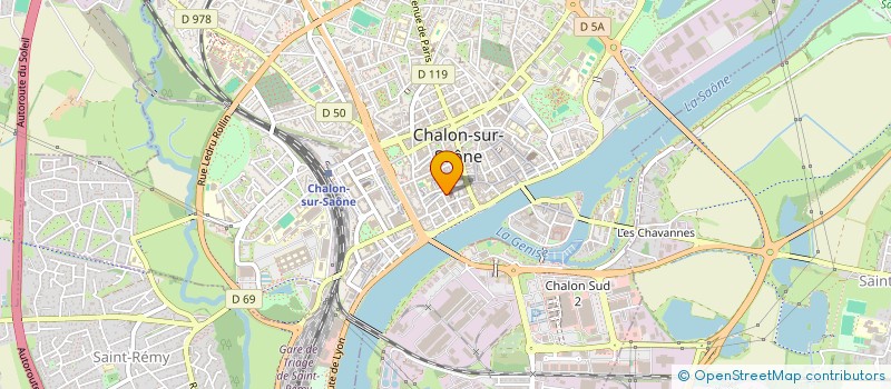 localisation de l'entreprise SCI DE L HOTEL DE VILLE SAINT PIERRE à CHALON-SUR-SAONE